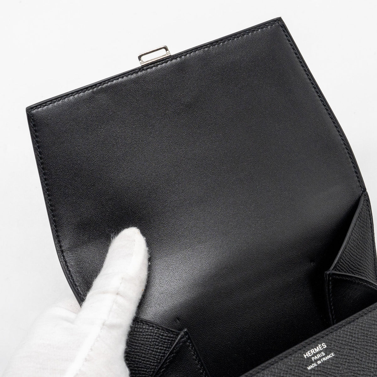 HERMES DELLA CAVALLERIA MINI BAG EPSOM BLACK SHW