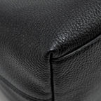 GUCCI INTERLOCKING G SOHO TOTE BAG CALFSKIN BLACK GHW