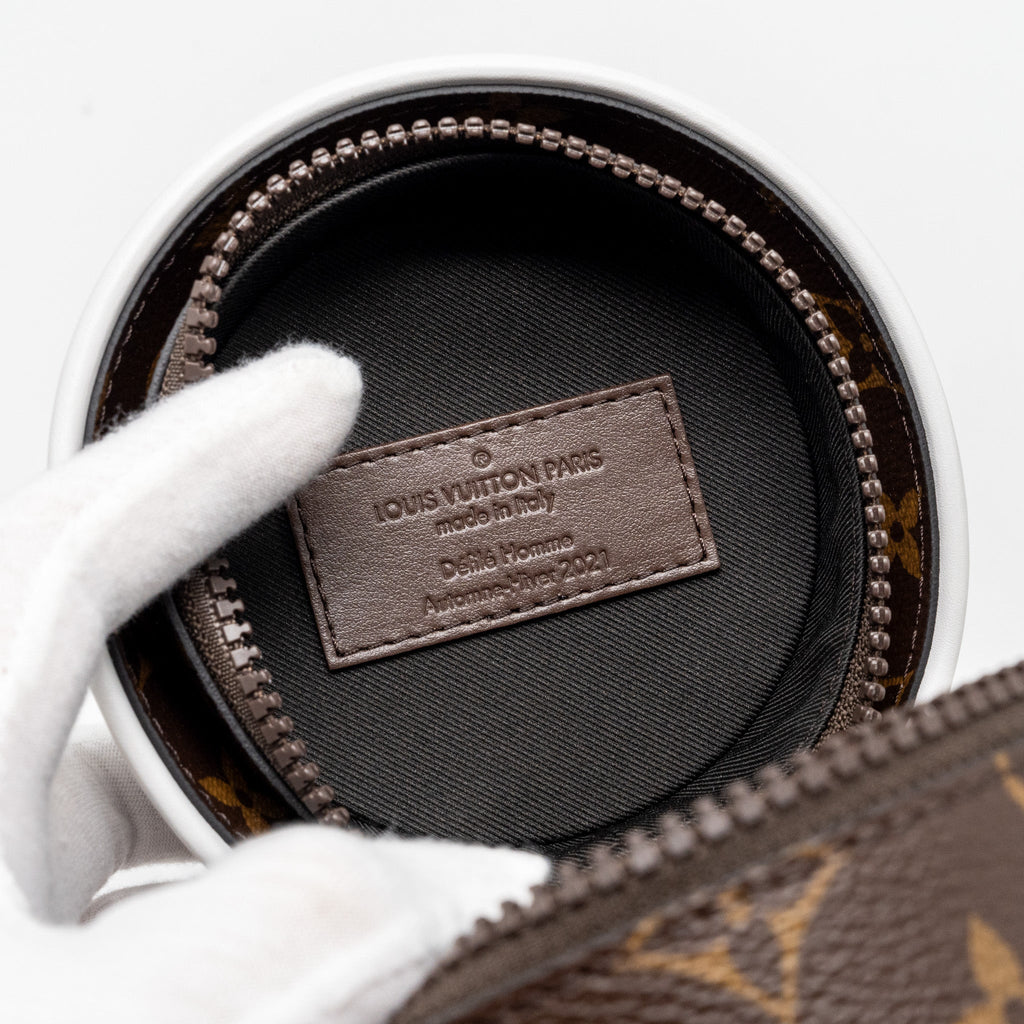 LOUIS VUITTON COFFEE CUP BAG MONOGRAM CANVAS BROWN/MULTICOLOUR BROWN HARDWARE
