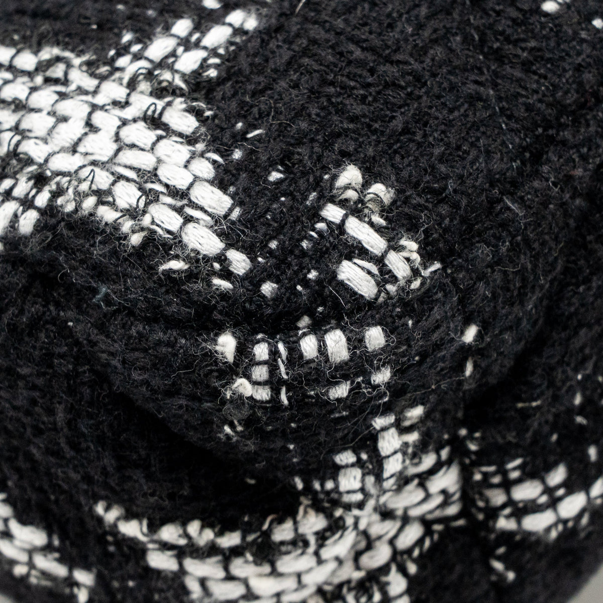 Chanel Small 19 Bag Houndstooth Tweed Black/White Multicolour Hardware