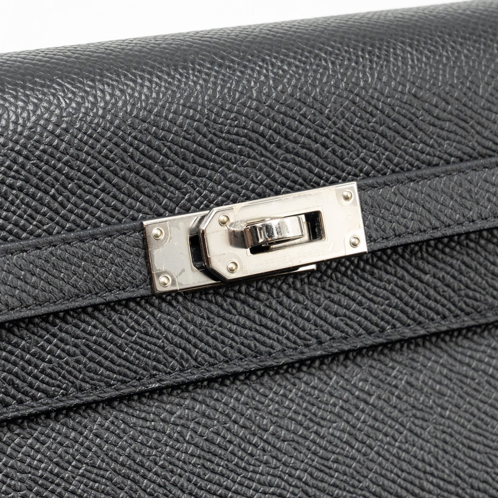 Hermes Kelly to Go Epsom Black SHW