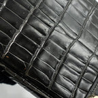 HERMES BIRKIN 25 SHINY CROCODILE NILOTICUS 88 GRAPHITE GHW
