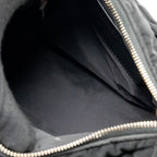 CHANEL 25N SKI SERIES COCONEIGE SHOULDER BAG NYLON BLACK LGHW (MICROCHIP)