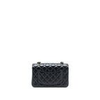 CHANEL CLASSIC MINI RECTANGULAR FLAP BAG LAMBSKIN BLACK LGHW (MICROCHIP)