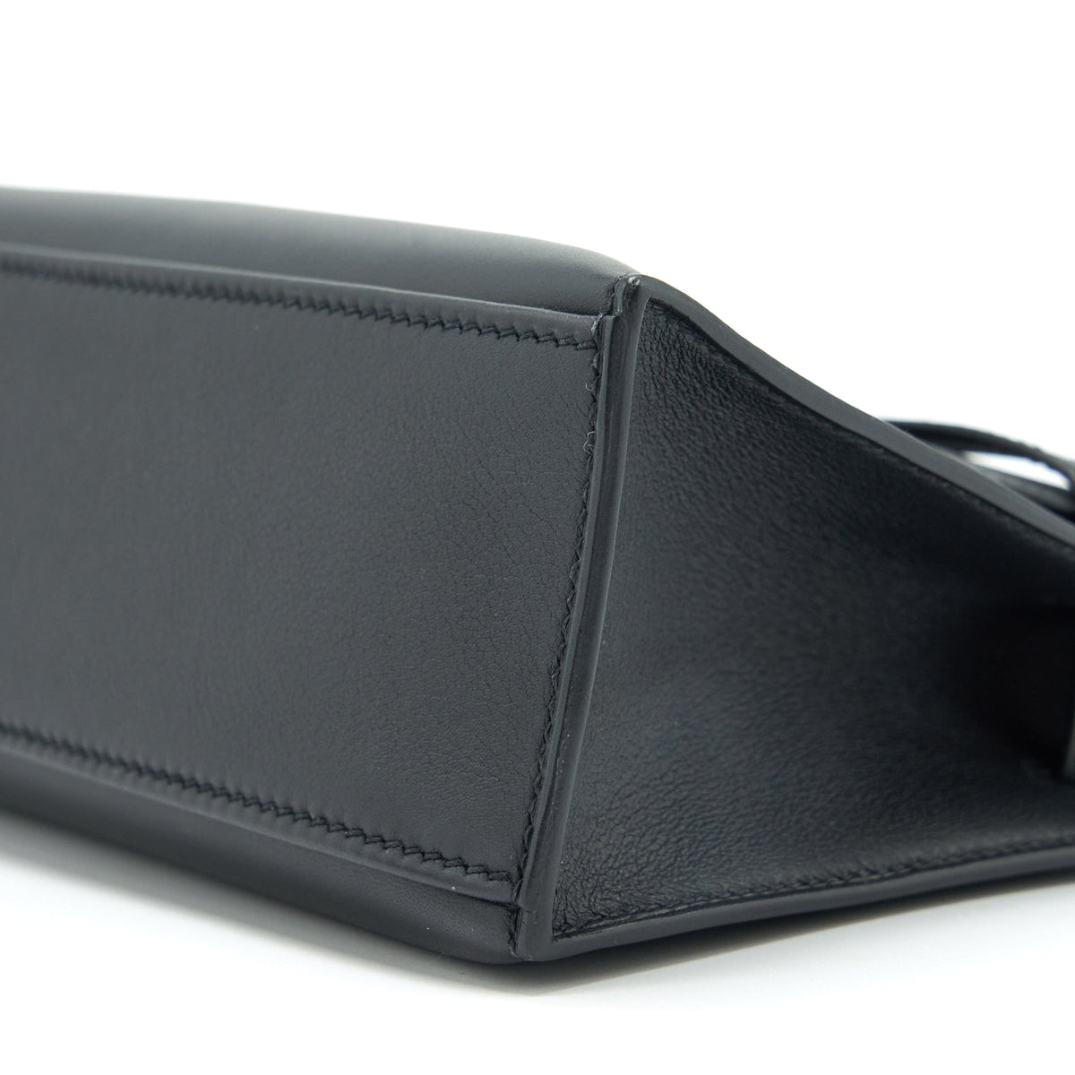 Hermes Kelly Pochette Swift Black SHW