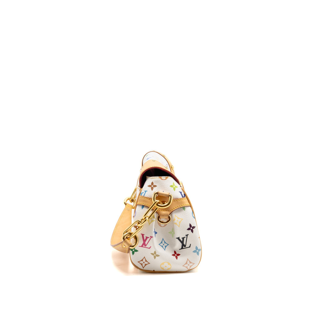 Louis Vuitton Beverly MM Takashi Murakami Monogram Canvas White/Multicolour GHW