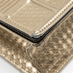 DIOR MEDIUM DIORAMA METALLIC CALFSKIN LIGHT GOLD WITH LGHW