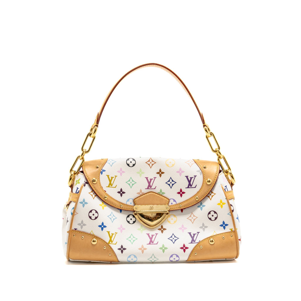 Louis Vuitton Beverly MM Takashi Murakami Monogram Canvas White/Multicolour GHW