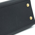 LOUIS VUITTON CITY STEAMER MM GRAINED CALFSKIN BLACK GHW