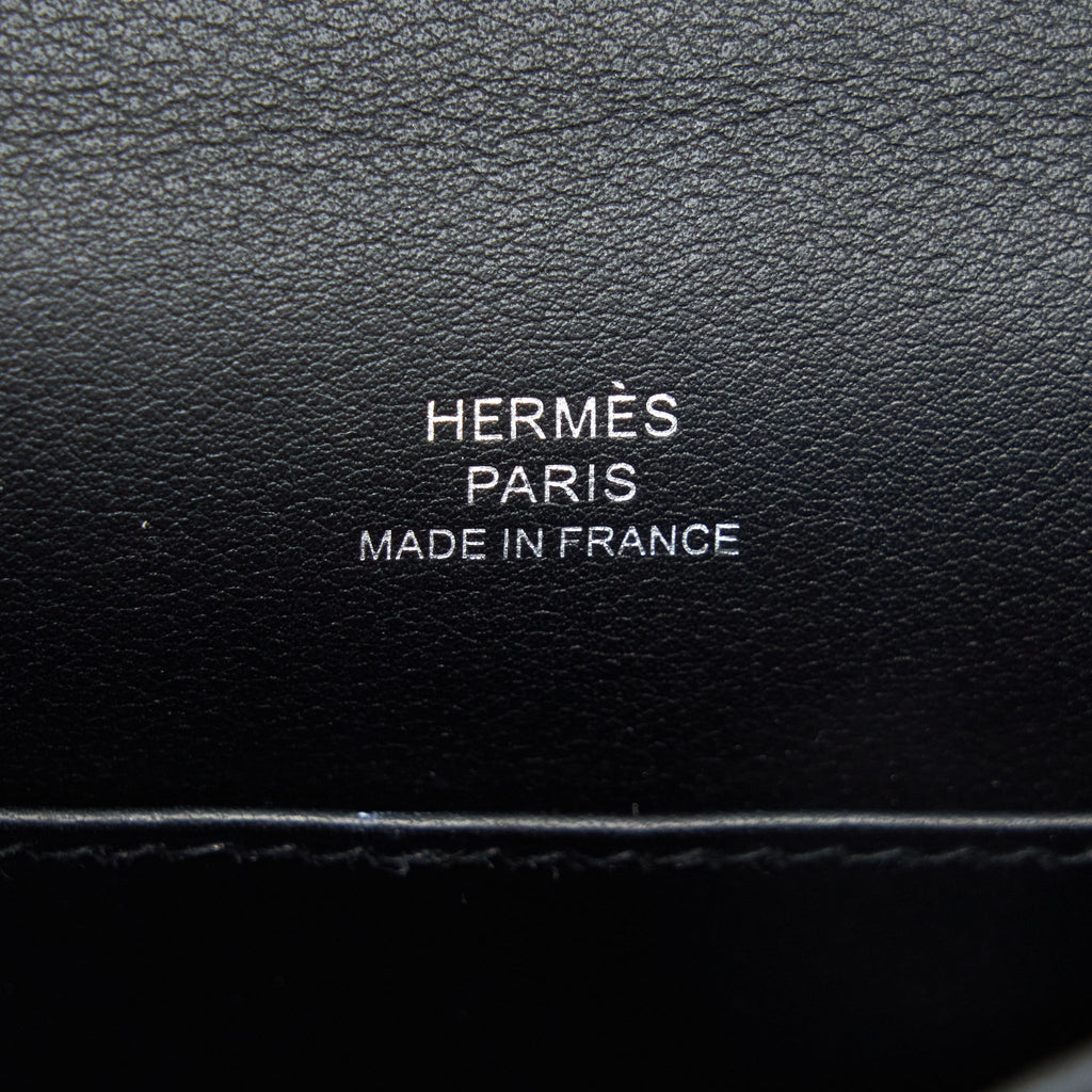 Hermes Kelly Pochette Swift Black SHW