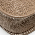 Hermes Mini Evelyne Clemence Etoupe SHW