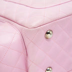 CHANEL CAMBON ALIGNED LARGE REPORTER BAG IN PINK