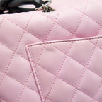 CHANEL CAMBON ALIGNED LARGE REPORTER BAG IN PINK