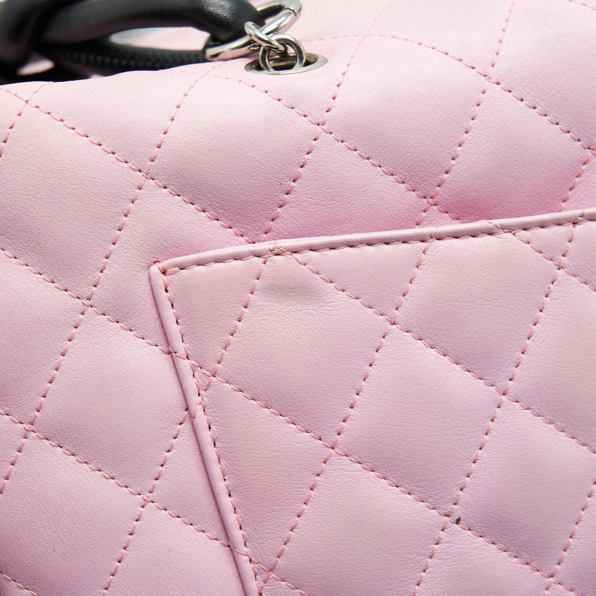 CHANEL CAMBON ALIGNED LARGE REPORTER BAG IN PINK