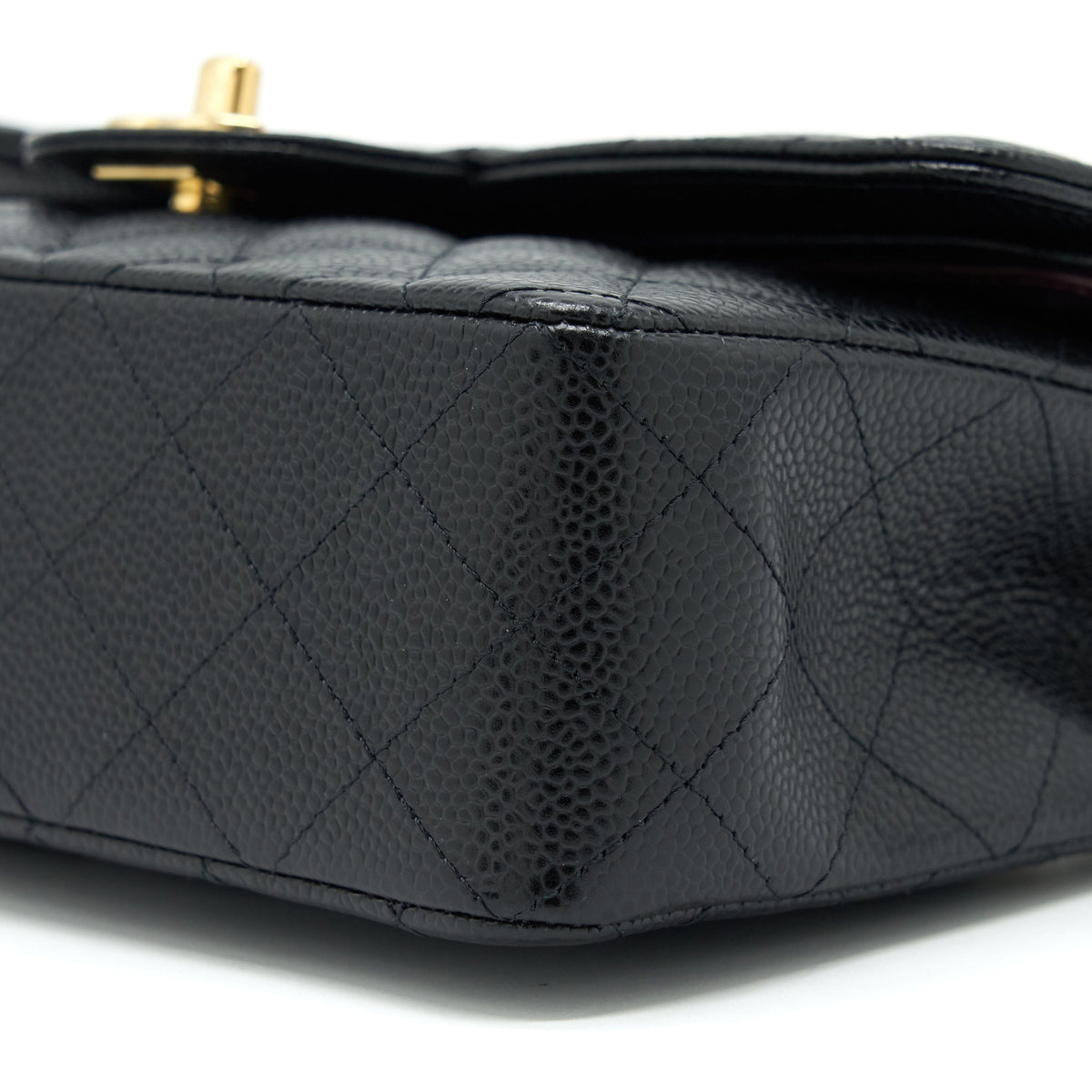 CHANEL SMALL CLASSIC DOUBLE FLAP CAVIAR BLACK GHW