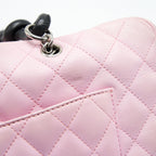 CHANEL CAMBON ALIGNED LARGE REPORTER BAG IN PINK