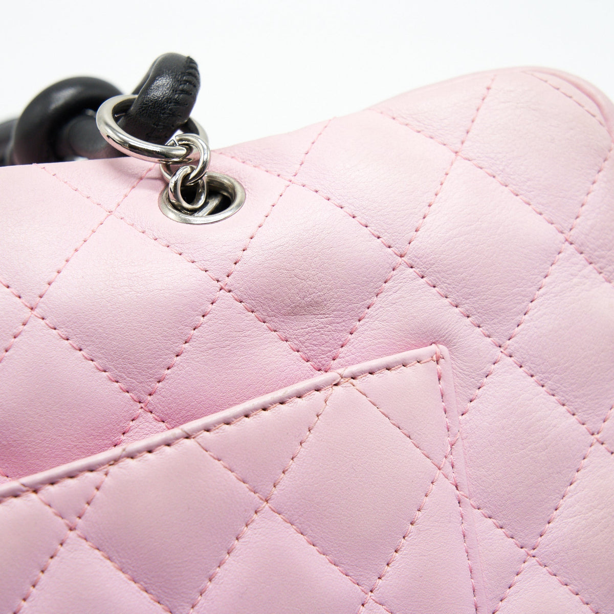 CHANEL CAMBON ALIGNED LARGE REPORTER BAG IN PINK