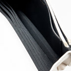 CHANEL GIANT CHAIN CLASSIC WALLET ON CHAIN LAMBSKIN WHITE MULTICOLOUR HARDWARE (MICROCHIP)