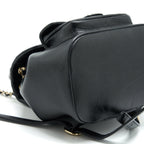 CHANEL 22C MINI DUMA BACKPACK CALFSKIN BLACK LGHW (MICROCHIP)