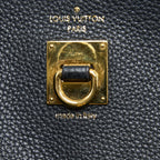 LOUIS VUITTON CITY STEAMER MM GRAINED CALFSKIN BLACK GHW