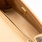 CHANEL PEARL CRUSH MINI RECTANGULAR FLAP BAG LAMBSKIN BEIGE GHW (MICROCHIP)
