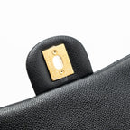 CHANEL 23P COCO LOVE FLAP BAG CAVIAR BLACK GHW(MICROCHIP)