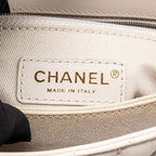 Chanel Small Coco Handle Chevron Aged Calfskin ivory GHW
