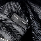 PRADA RE-EDITION 2005 NYLON BAG BLACK SHW