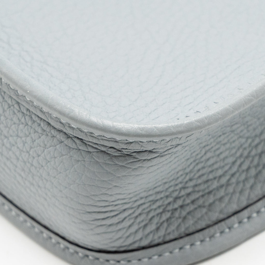 Hermes Mini Evelyne Clemence Gris Pantin LGHW