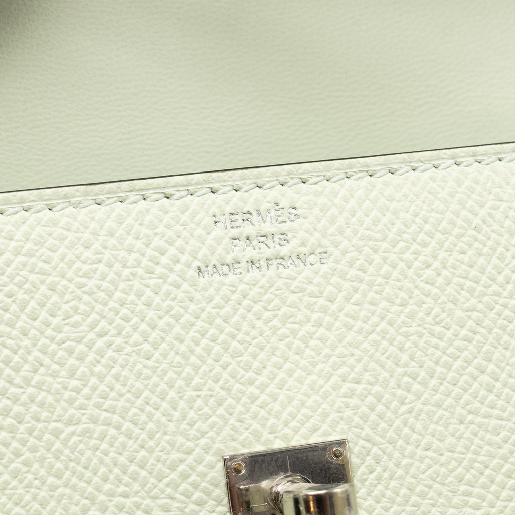 Hermes Kellydole / Kelly Dole picto epsom vert fizz/ nata/ rose Texas / vert jade SHW