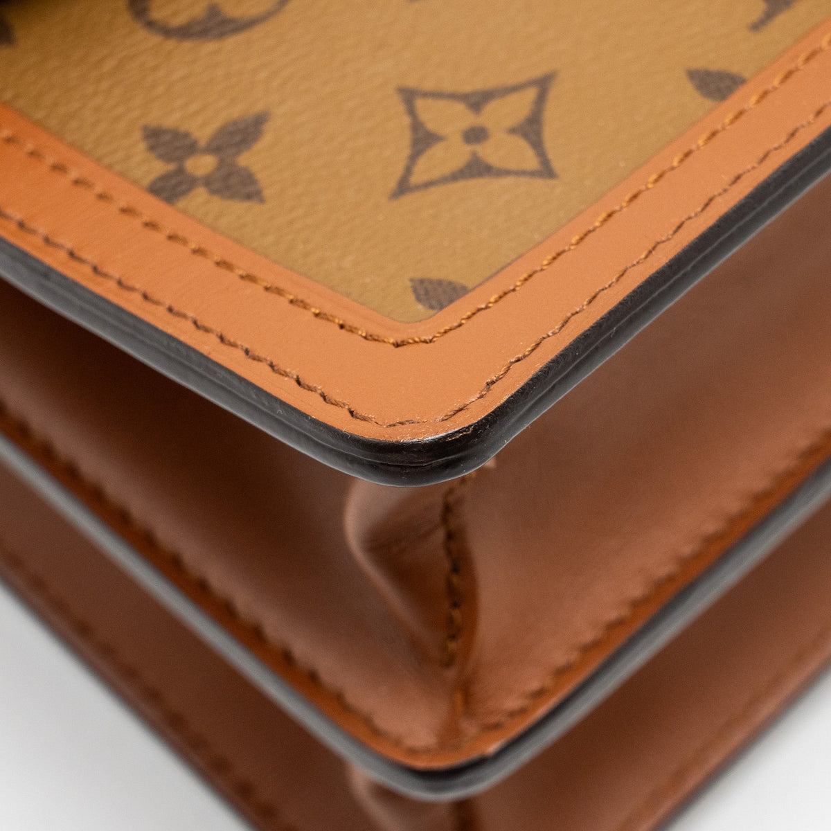 LOUIS VUITTON DAUPHINE MM MONOGRAM REVERSE CANVAS GHW