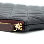 CHANEL O CASE POUCH CAVIAR BLACK LGHW