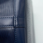 LOUIS VUITTON NOE BUCKET BAG EPI LEATHER NAVY SHW