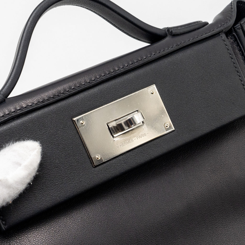 HERMES MINI 24/24 2424-21 BAG SWIFT BLACK SHW