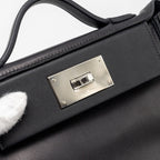 HERMES MINI 24/24 2424-21 BAG SWIFT BLACK SHW