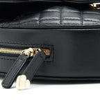 CHANEL 22S HEART BAG LAMBSKIN BLACK LGHW
