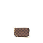 LOUIS VUITTON MINI POCHETTE ACCESSORIES DAMIER EBENE CANVAS GHW