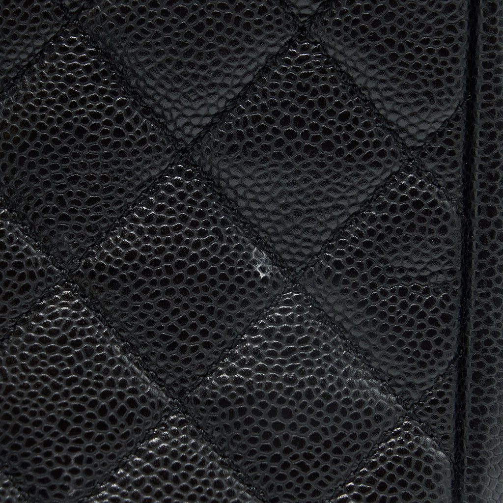CHANEL GRAND SHOPPING TOTE CAVIAR BLACK GHW