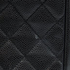 CHANEL GRAND SHOPPING TOTE CAVIAR BLACK GHW
