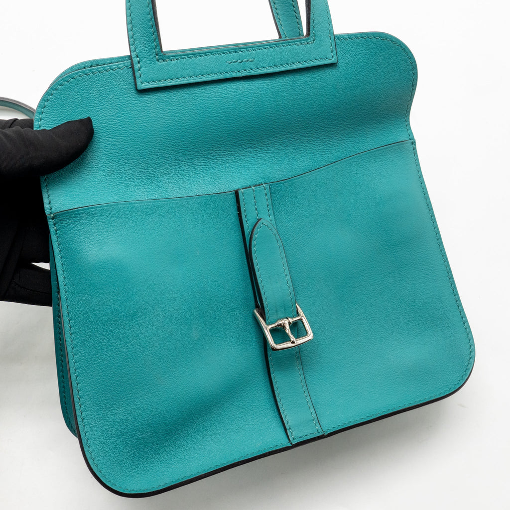 Hermes mini Halzan swift vert vertigo SHW