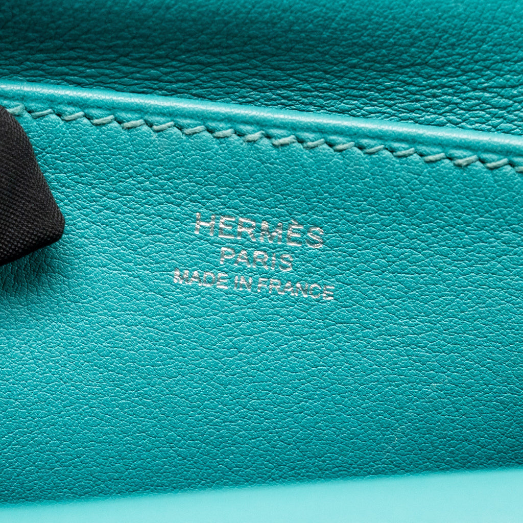 Hermes mini Halzan swift vert vertigo SHW