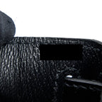 HERMES KELLY 28 SELLIER SHINY NILOTICUS CROCODILE BLACK GHW
