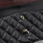 CHANEL MEDIUM CLASSIC FLAP BAG CAVIAR BLACK WITH SHW