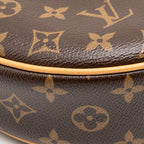 LOUIS VUITTON HALF-MOON LOOP BAGUETTE MONOGRAM CANVAS GHW