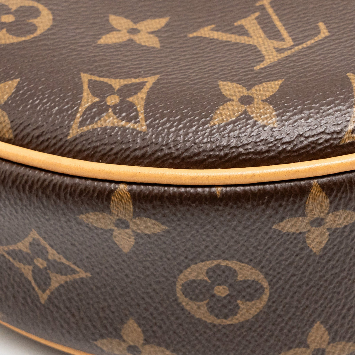 LOUIS VUITTON HALF-MOON LOOP BAGUETTE MONOGRAM CANVAS GHW