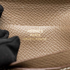 Hermes Bearn Compact Wallet Epsom Etoupe GHW