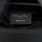 DIOR MEDIUM SADDLE BAG GRAINED CALFSKIN BLACK GHW