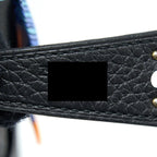 Hermes Lindy 26 Clemence Black SHW With An Extra Twilly