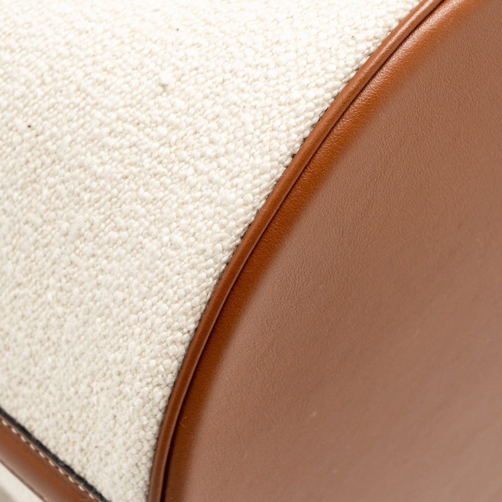 Celine 16 Bucket Bag Canvas / Leather Natural / Tan GHW
