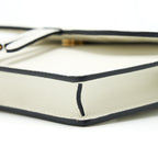 DIOR SADDLE BELT BAG GRAINED CALFSKIN WHITE GHW